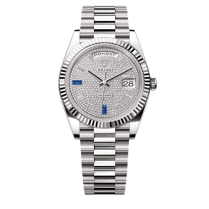 Day-Date 40 M228239-0049 – White Gold Diamond