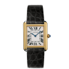 Montre Cartier Tank Solo Cuir Croco