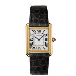 Montre Cartier Tank Solo Cuir Croco