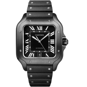 CARTIER SANTOS BLACK WSSA0039